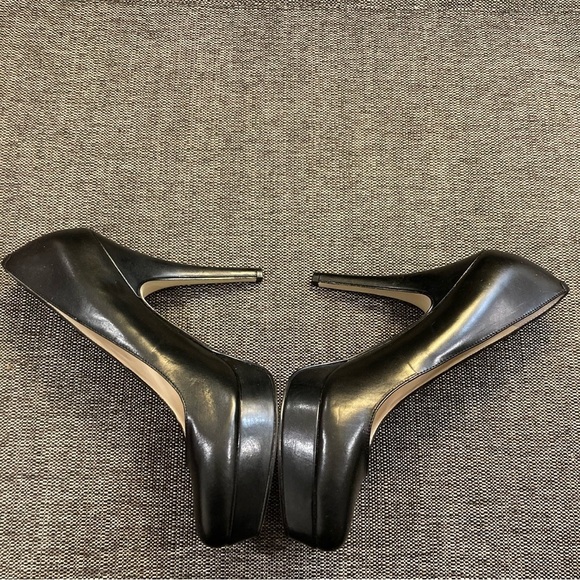 ENZO ANGIOLINI Sz  9 Classic With Platform 5” Heels Pumps Leather Shoes - Picture 2 of 10